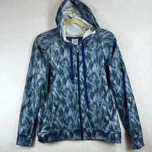 Born Outdoor Women’s Jacket Size Small Blue Zip Front Lightweight Long Sleeve